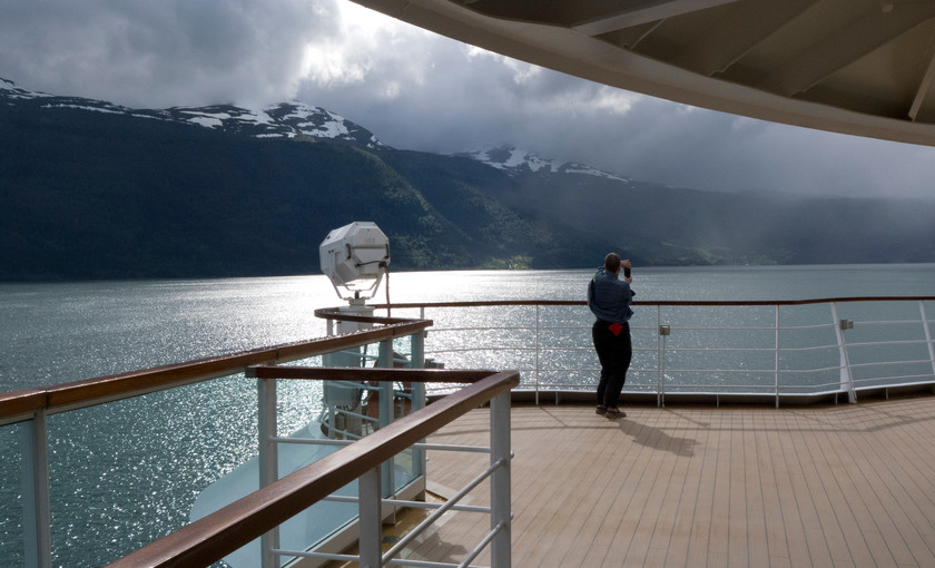 Prachtig uitzicht aan dek bij Seabourn Quest
